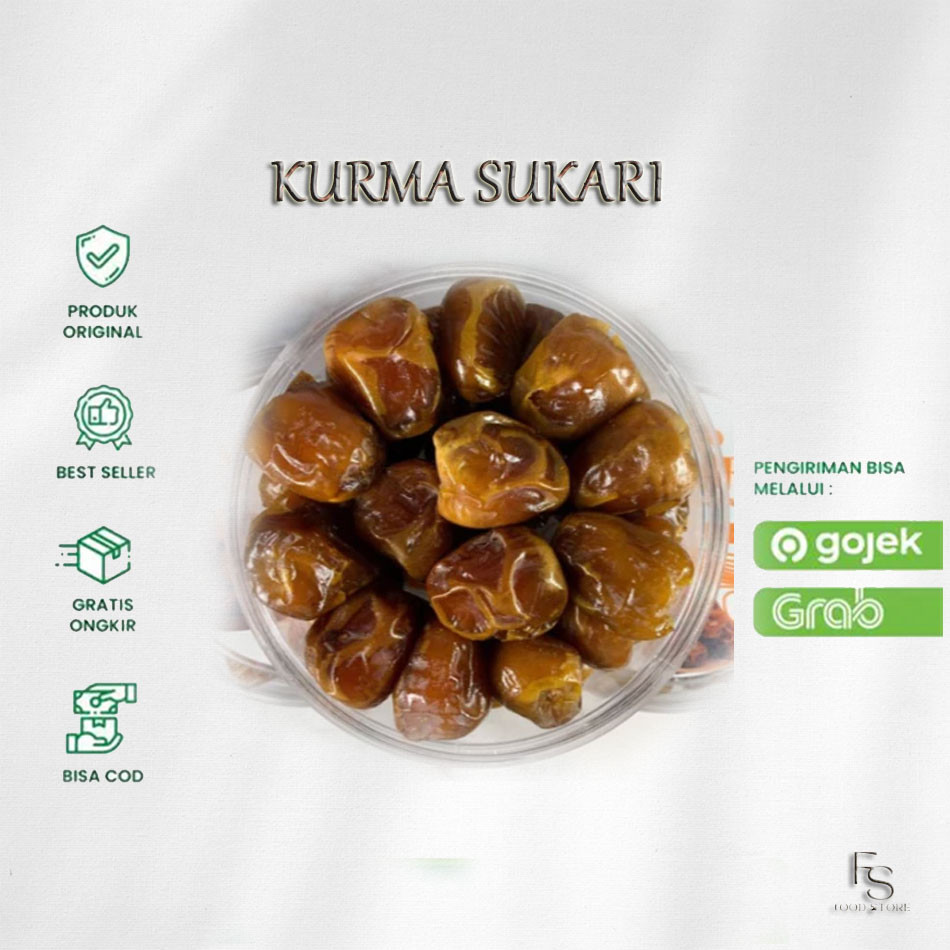 

KURMA SUKARI AL QASEEM 600 GR / KURMA SUKARI TOPLES / KURMA SOKARI 600 GR