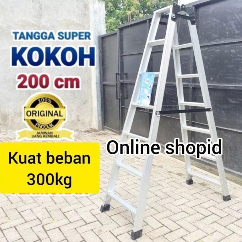 Terlaris Tangga Lipat 2.5 Meter Jumbo Kuat Kokoh Berkualitas