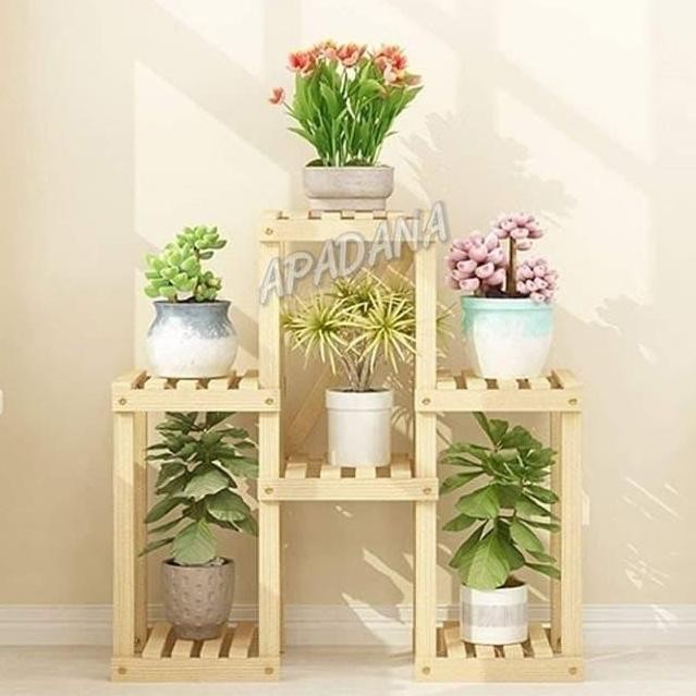 Rak Pot Tanaman Hias Jati Belanda