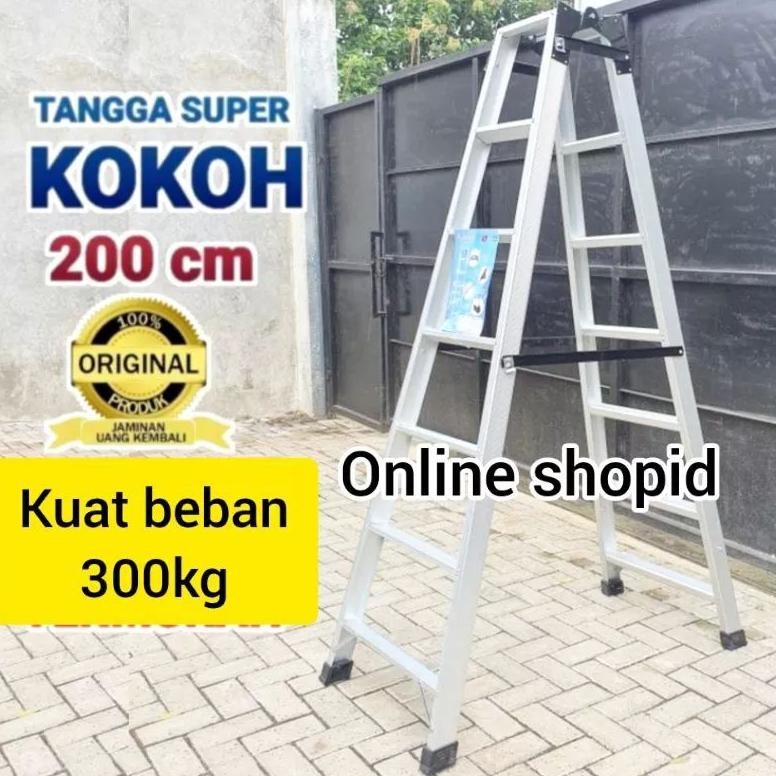 Terlaris Tangga Lipat 2.5 Meter Jumbo Kuat Kokoh Berkualitas