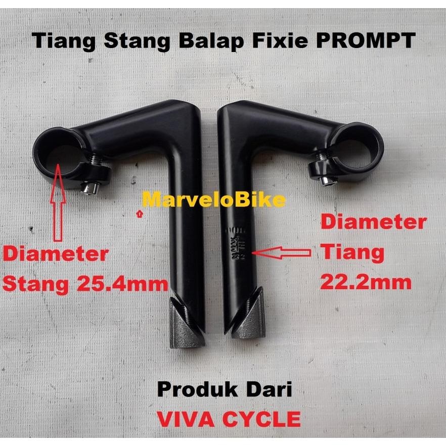 Stem Bango Tiang Stang Sepeda Balap Fixie RoadBike 22.2mm Prompt