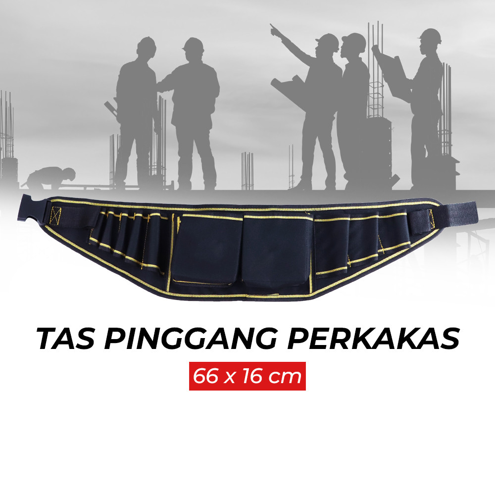 JIEKE Tas Pinggang Perkakas Serbaguna Waist Pocket Tool Bag Original 99 Engine