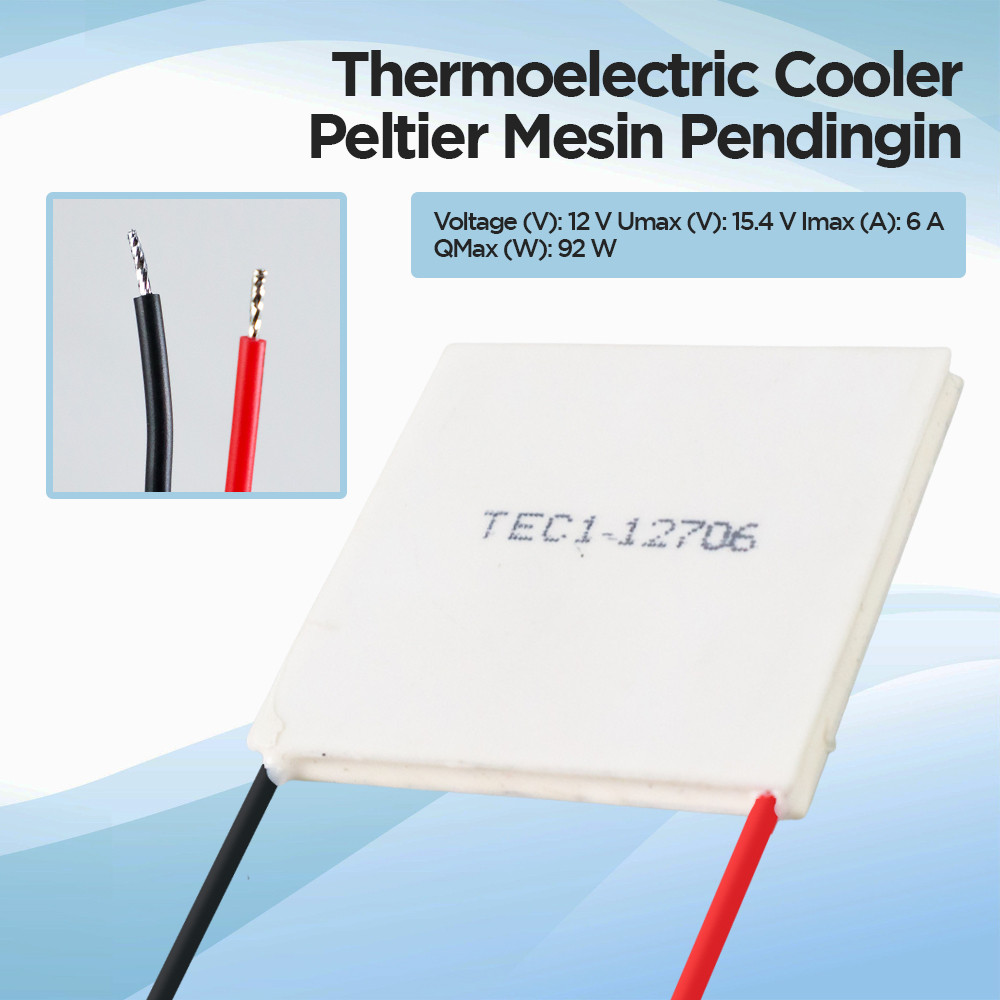 TEC Thermoelectric Cooler Peltier Mesin Pendingin 92W - TEC1-12706 Original 99 Engine