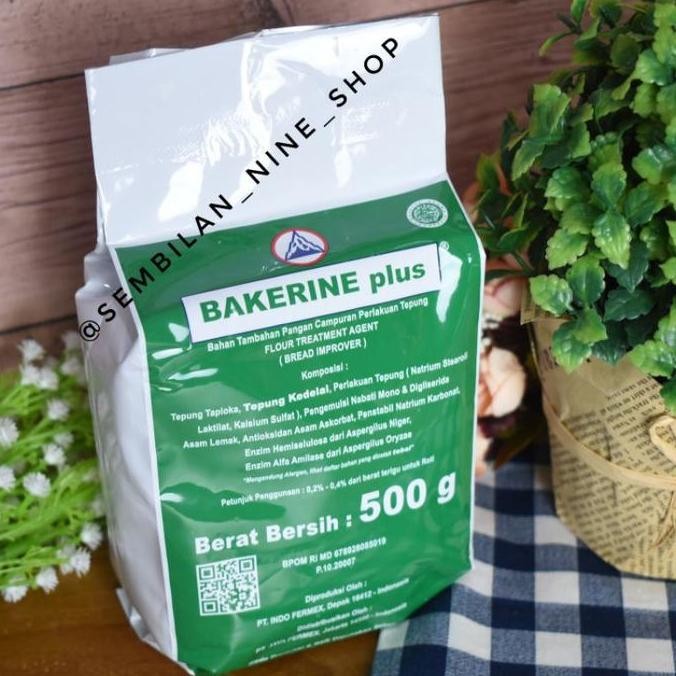 

Bakerine Plus Bread Improver 500 Gram Pengembang Roti