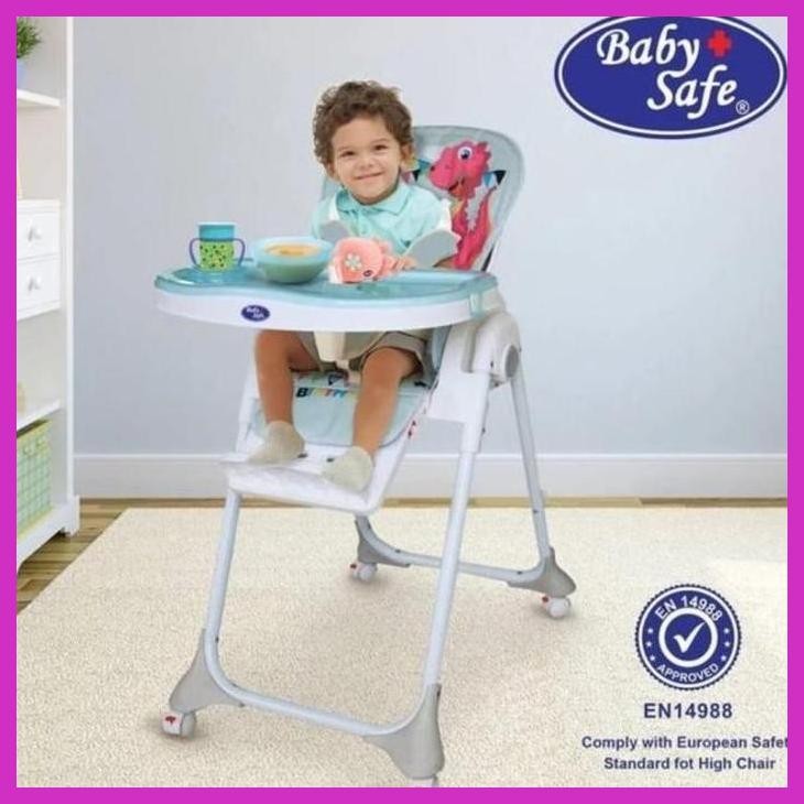 PROMO BABY SAFE DELUXE HIGH CHAIR HC006 - KURSI MAKAN BAYI & ANAK PREMIUM  QUALITY FASHION ANAK & BA