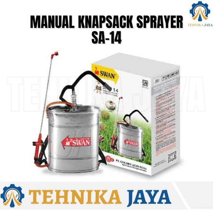 Alat Semprot Sprayer Swan SA-14 Tangki 14L stainless steel manual