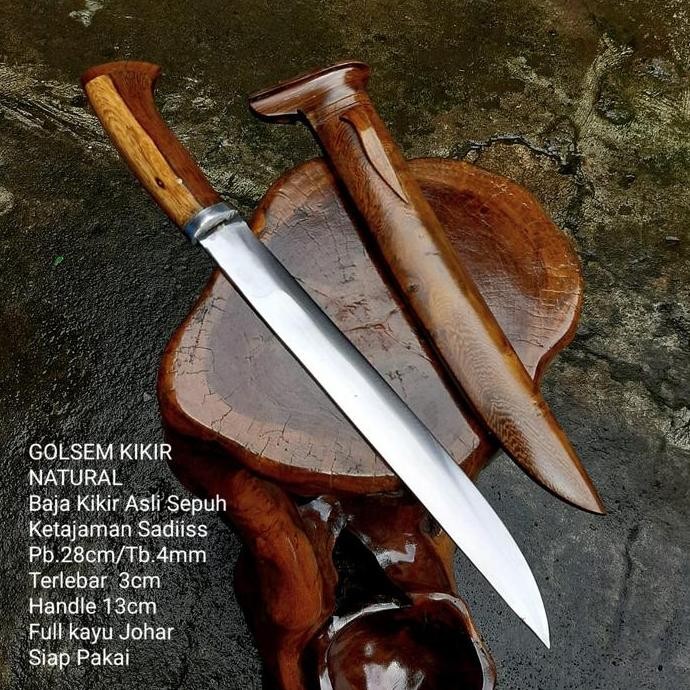 Golok sembelih kikir Natural