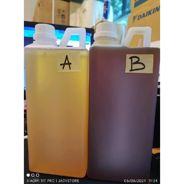 polyurethane foam A B cairan PU A dan PU B