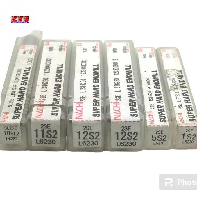 Endmill Nachi 2SE HSS-Co 1mm 2mm 3mm 4mm 5mm 6mm 7mm 8mm 9mm 10mm 11mm