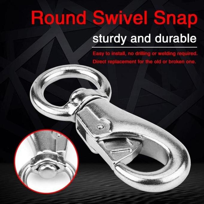BULL SWIVEL EYE BOLT SNAP HOOK 250KG HOOK BESAR KAITAN ANJING