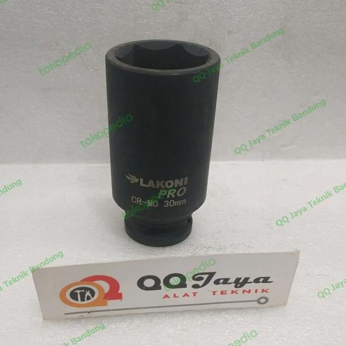 Kunci sok impact 30 mm panjang - deep impact socket lakoni jetjo