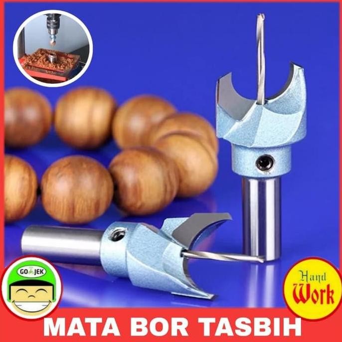 Mata Bor Pembuat Tasbih 10 Mm X 12 Mm Manik-manik Bola Alat Bor Solid
