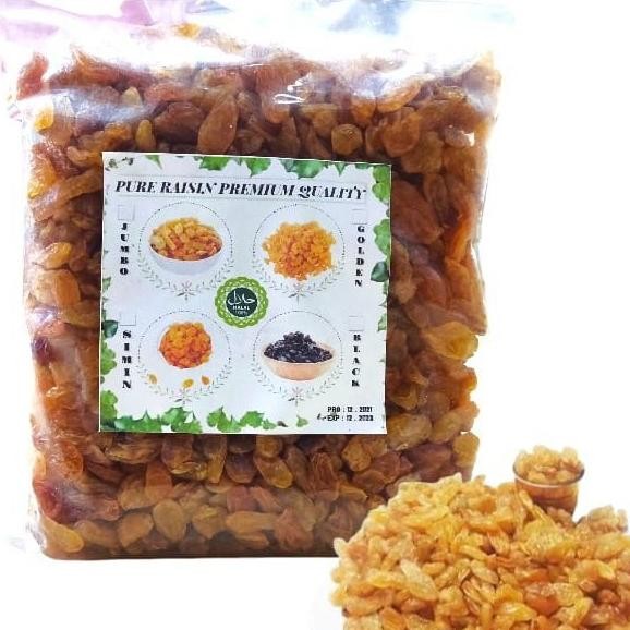 

Kismis Semi Jumbo Golden Raisin 1Kg