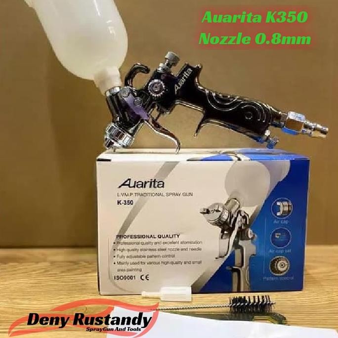 Spray Gun Mini HVLP Auarita k350 Nozzle 0,8mm