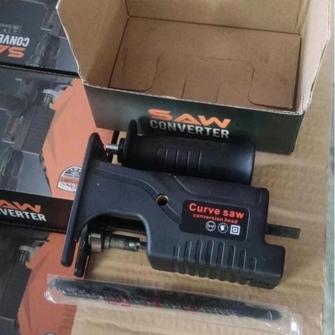 adaptor bor reciprocating jigsaw drill gergaji kayu