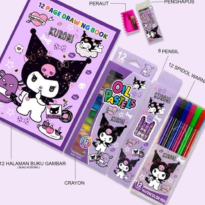 

Buku Gambar Anak Lengkap/ Drawing Book/ Alat Menggambar Set 8847