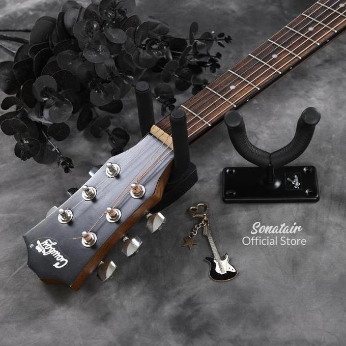 Original Stand Gitar Dinding Sonatair Hanger Besi ABS - Gantungan Gitar Akustik Elektrik