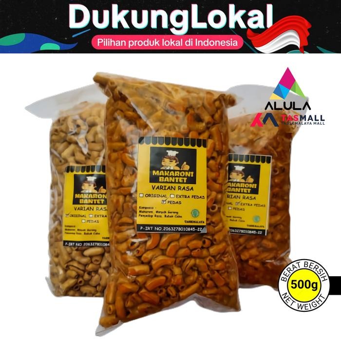 

New MAKARONI BANTET Tasikmalaya 500gr Camilan Pedas