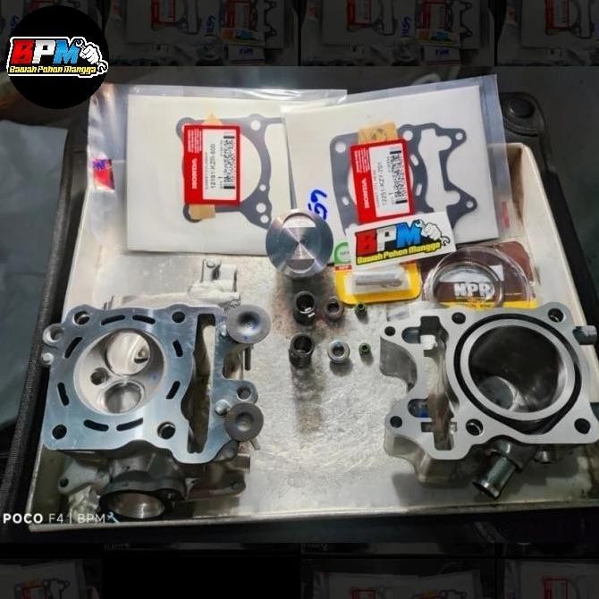 * Paket Bore Up Vario 125 To 160Cc Piston 59Mm 60Mm Blok Head Vario 150 *