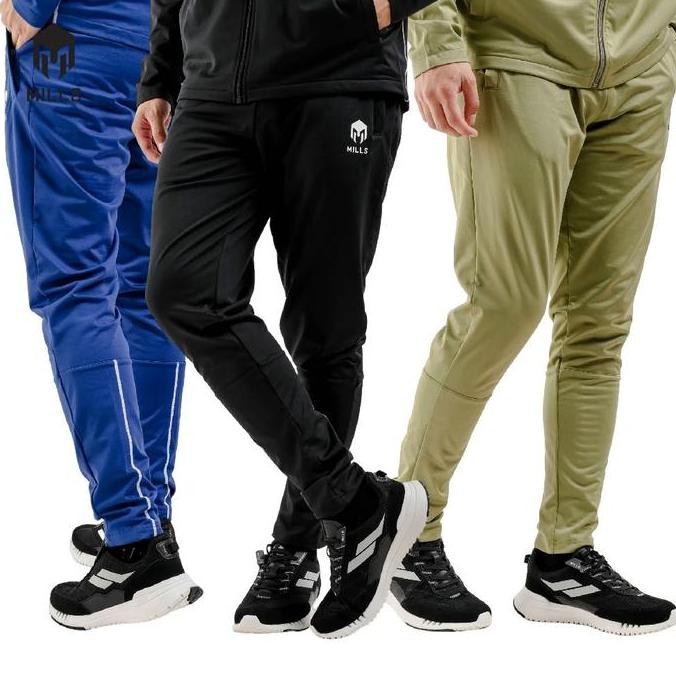 Mills Celana Panjang Training Running Pria MATRIX Track Pants 7060
