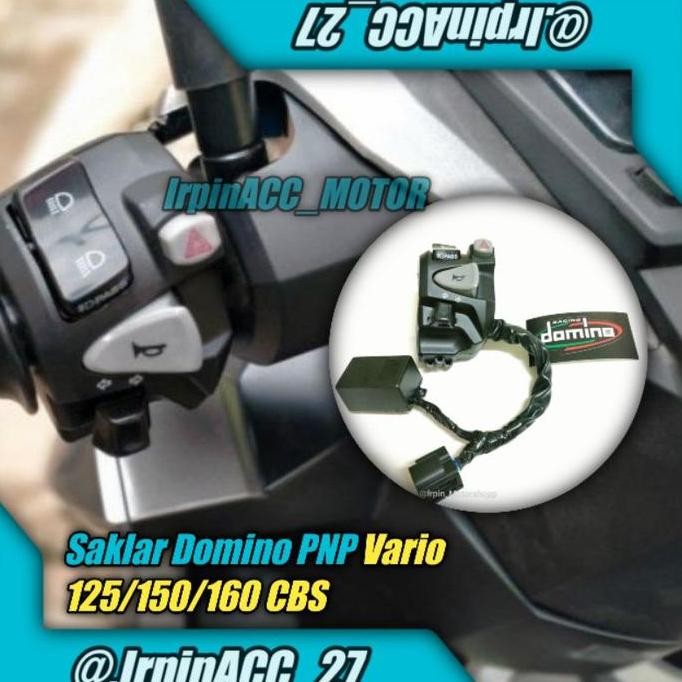 Saklar Switch  Domino/BSM PASS Bimm Hazard pnp Vario 125 150 2018 2019 2020 2021 2022 2023  Vario 16