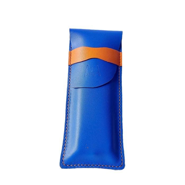 

Tempat Pensil Atau Peralatan Tulis Dari Kulit Sapi Asli Warna Biru Dan Lainnya Stationery New Best Quality 100% Original