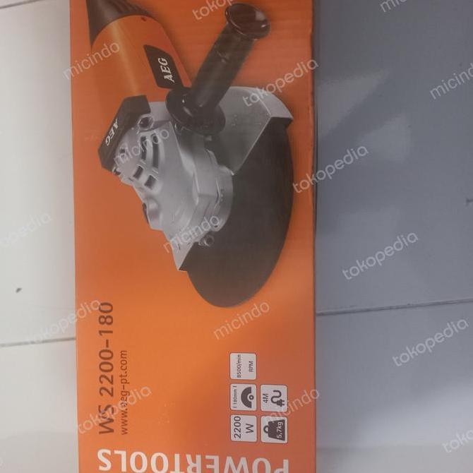 mesin gerinda tangan aeg 7 inch