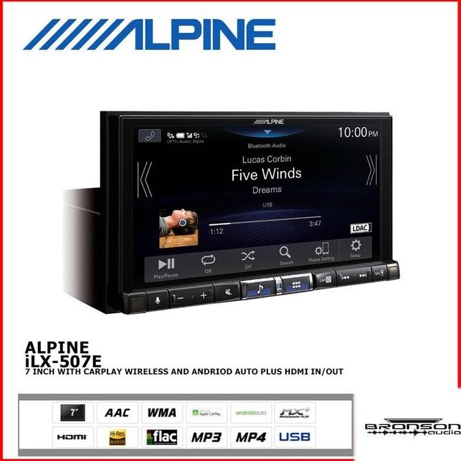 ready stock Head unit Alpine ILX-507E
