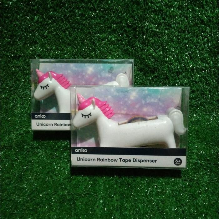 

Unicorn Rainbow Tape Dispenser Stationery Selotip Peralatan Sekolah Termurah Best Quality 100% Original