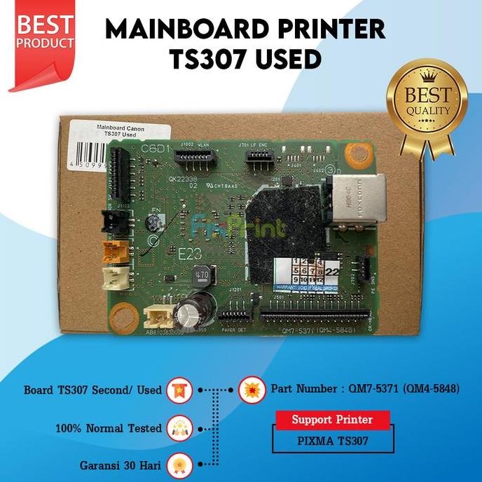 Board Printer Canon TS307, Mainboard Canon TS307, Motherboard TS-307 U murah