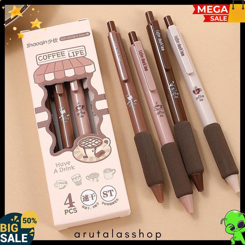

Set Pulpen Pen Gel 4 Pcs / Mekanik Motif Cartoon / Pulpen Gel Mekanik Lucu / Pulpen Aesthetic Terlengkap Dan Termurah