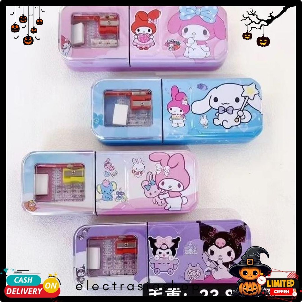 

Kotak Pensil Kaleng Ada Isi Ukuran Sedang/Pencil Case Diskon Setengah Harga