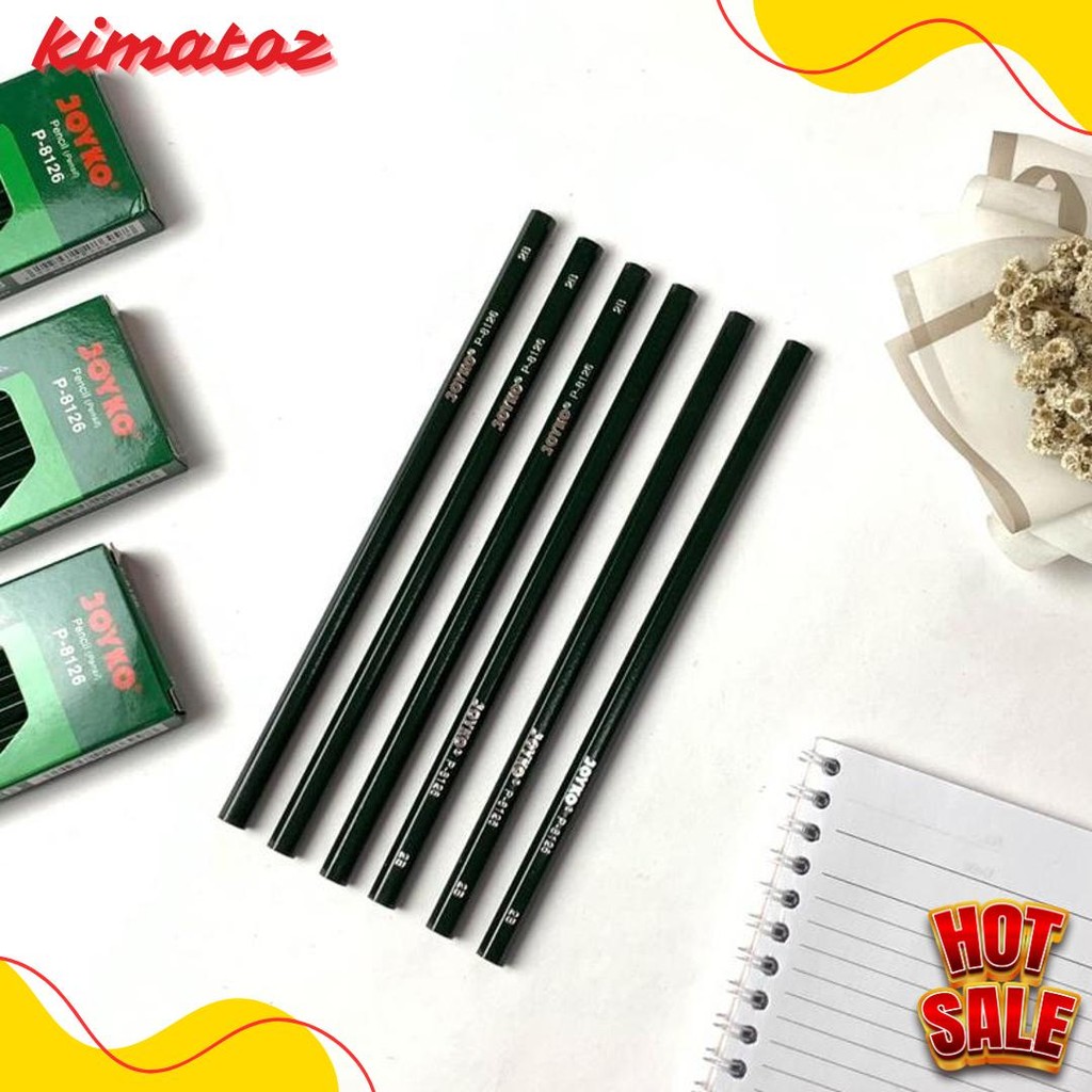 

1 Pak Pensil Pencil Joyko P-8126 2B (12 Pcs) Terlaris! Produk Ini Banyak Dicari