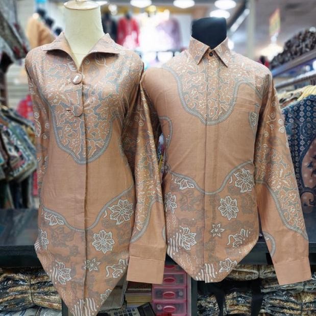 DF295>> Baju batik Tunik wanita batik pria couple full trikot