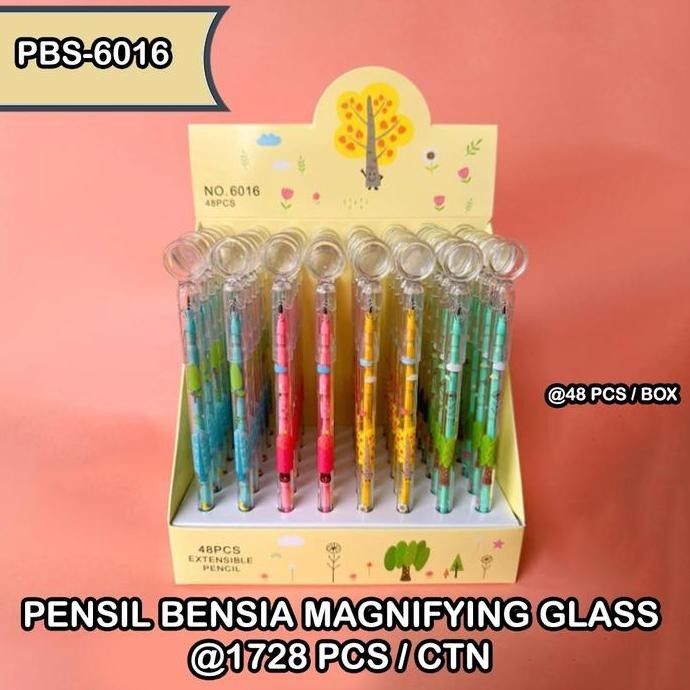 

$+$+$+$+] pensil bensia amat kode pbs 6016 satuan ( kaca pembesar magnifying glass)