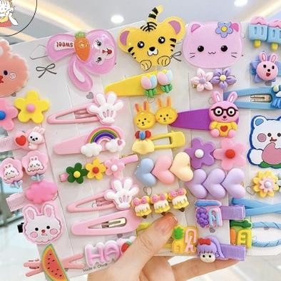 Pinat. 14Pcs Jepitan Rambut Anak Korea Hand Made Jepit Rambut Lucu Jepitan Rambut Korea