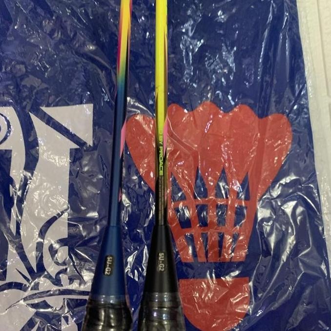 Raket Badminton Pro Ace Carbon Pro 1 Full Set Komplit +Tas Original