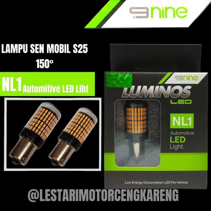 Lampu Sein LED LUMINOS S25 114 Bohlam Super Bright Canbus Mobil Motor Termurah