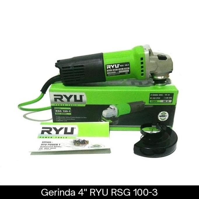 """] Mesin Gerinda Tangan RYU TEKIRO RSG 100-3 / Mesin Gerinda 4inch Ryu