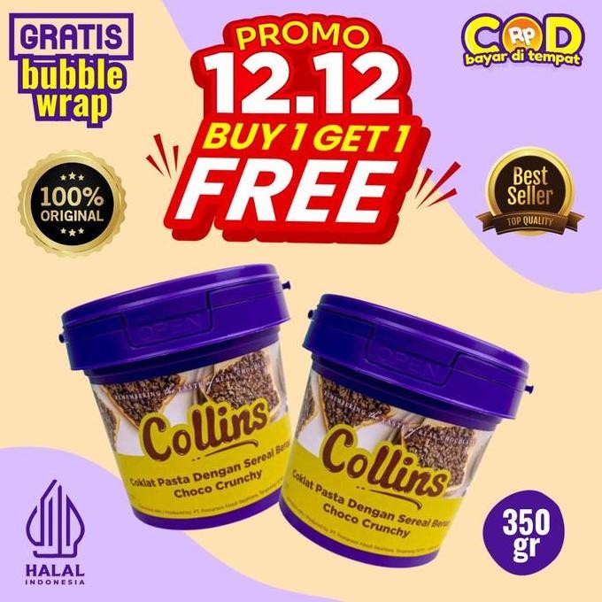 

Collins Choco Crunchy Dip Glaze Crispy Malts 350g Beli 1 Gratis 1 Termurah