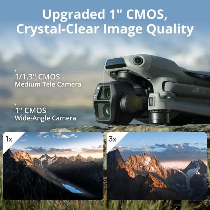 DJI Air 3S Fly More Combo (DJI RC 2) - Camera Drone