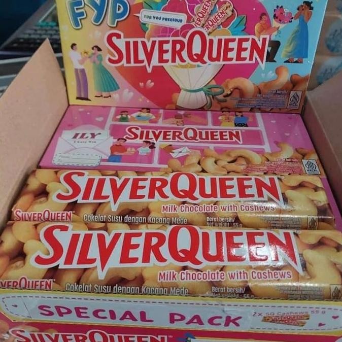 

5 Pack Isi 2 SilverQueen Cashew 55gr Special Edition Total 10 Batang Termurah