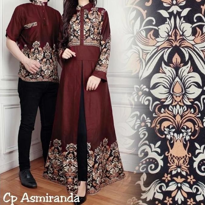 Baju Couple Kapel Cople Samaan Pasangan Kemeja Gamis Busana Muslim Max