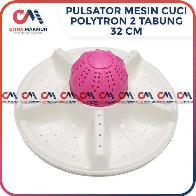 Pulsator Mesin Cuci Polytron 10z 2 tabung piringan 8 kg diameter 32 cm TERBARU