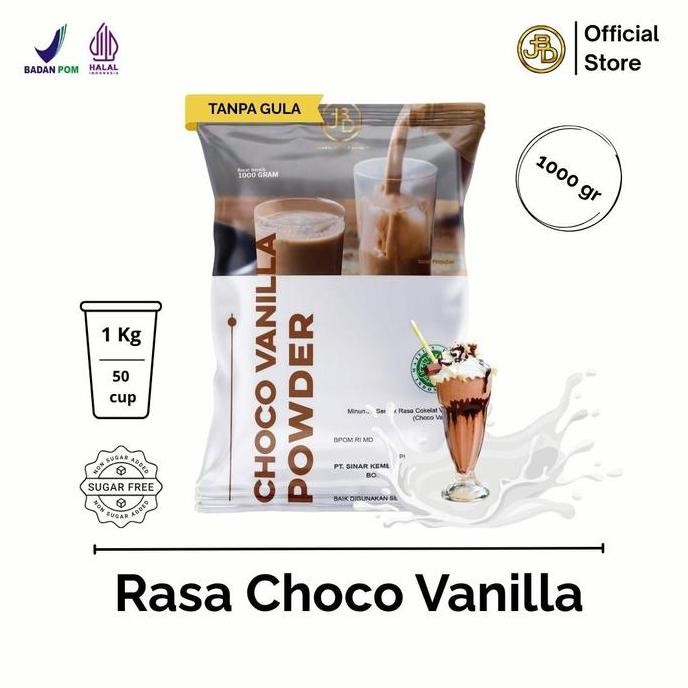

Bubuk Minuman Premium Choco Vanilla 1Kg - Bubuk Cokelat Jelly Susu Bubble Drink Termurah