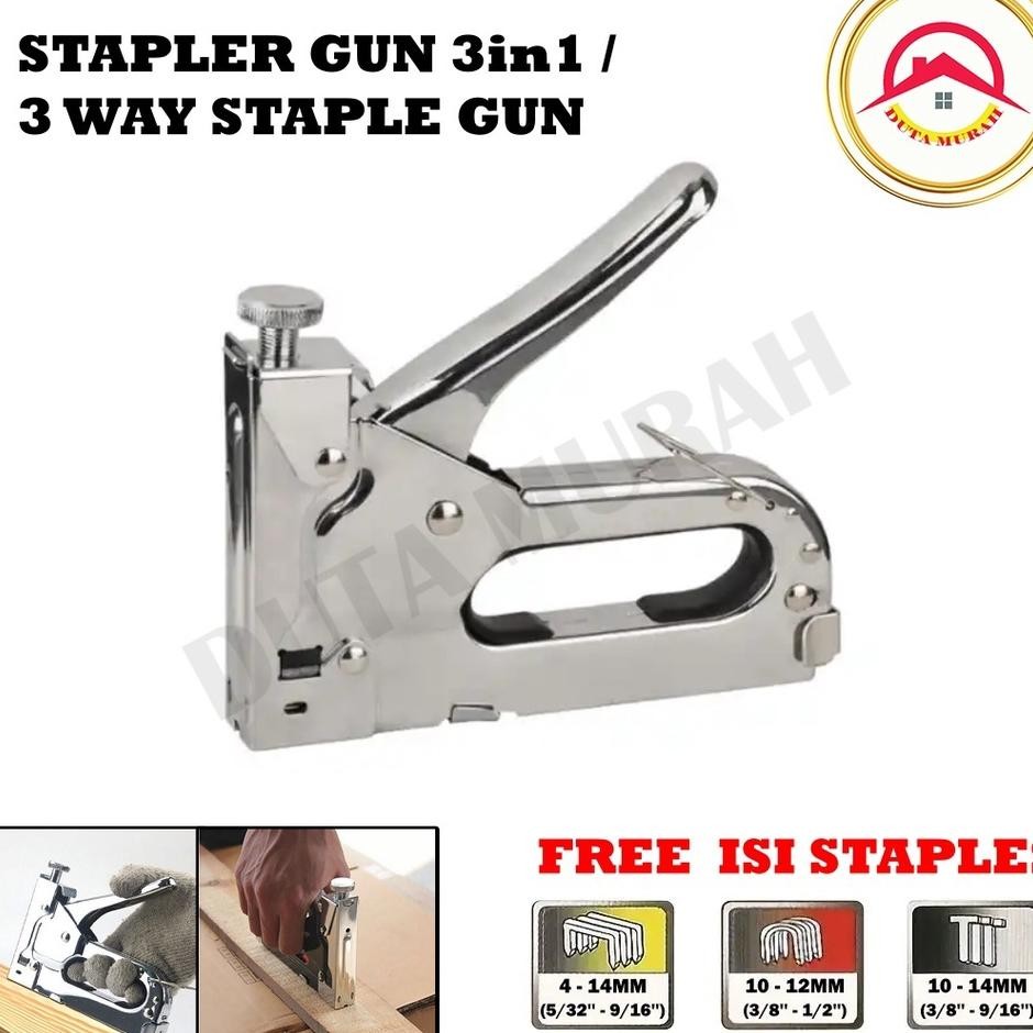 

Stapler Gun 3 In 1 Staples Gun Traer 3 Way Staples Gun