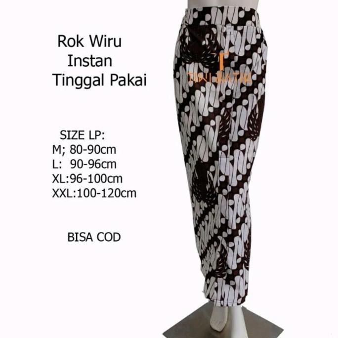 Rok Bawahan Wiru Jarik Tradisional Adat Jawa Parang Garuda