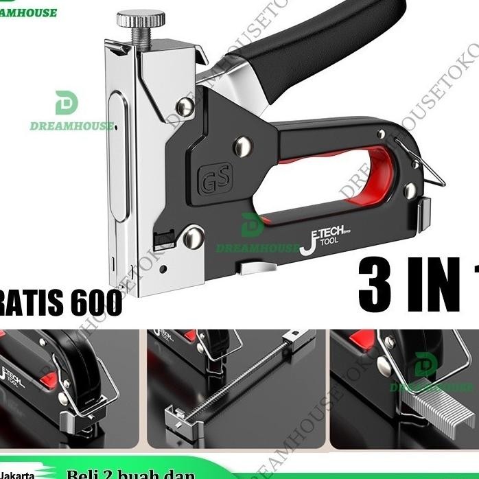 

4In1 Staples Stapler Staple Gun Paku 3 In 1 Kuku Diy Konstruksi Furnitur Konstruksi Pelapis Pelapis Pintu Tipe U Gratis 600 T Tipe Stapler Pertukangan Rumah Alat Alat Stapler Pertukangan