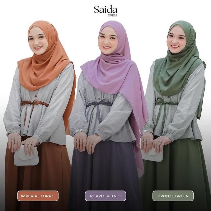 Yasmeera Official | Saida Dress (Gamis 2 in 1)