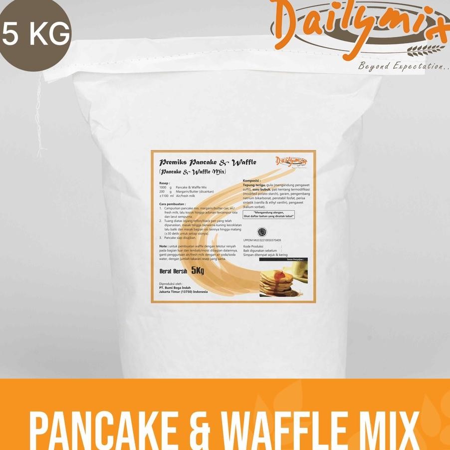 

Dailymix Tepung Premix Pancake Waffle Premix Pancake Premix Waffle 5Kg